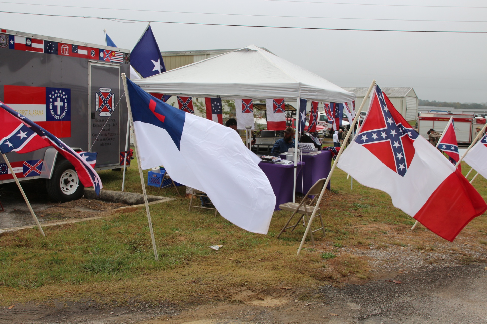 Sons of Confederate Veterans historical display